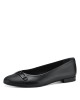 Tamaris Μπαλαρίνες Black