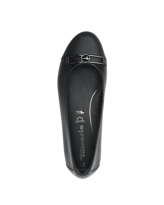 Tamaris Μπαλαρίνες Black