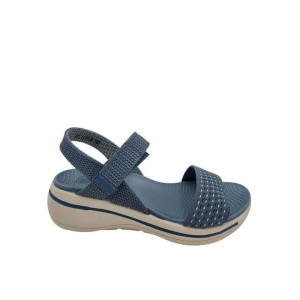 Antrin Women's Flat Sandals in Blue Color