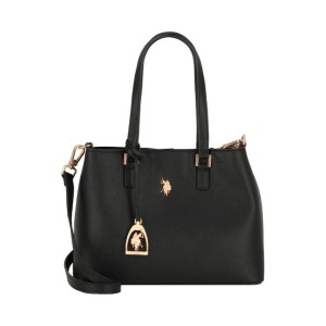 U.S. Polo Assn. Γυναικεία Τσάντα Shopper Ώμου Μαύρη BEUJE8662WVP-000 U.S. Polo Assn. Γυναικεία Τσάντα Shopper Ώμου Μαύρη BEUJE8662WVP-000