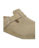 Birkenstock Boston Leather Velvet Faded Khaki