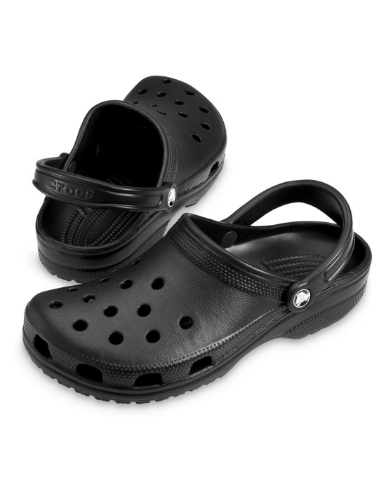 Crocs Classic Ανατομικά Σαμπό Μαύρα