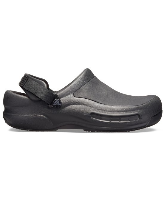 Crocs Bistro Pro Literide Ανατομικά Σαμπό Μαύρα (Work)