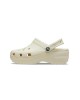 Crocs Classic Platform Clog Γυναικεία Ανατομικά Σαμπό Μπεζ