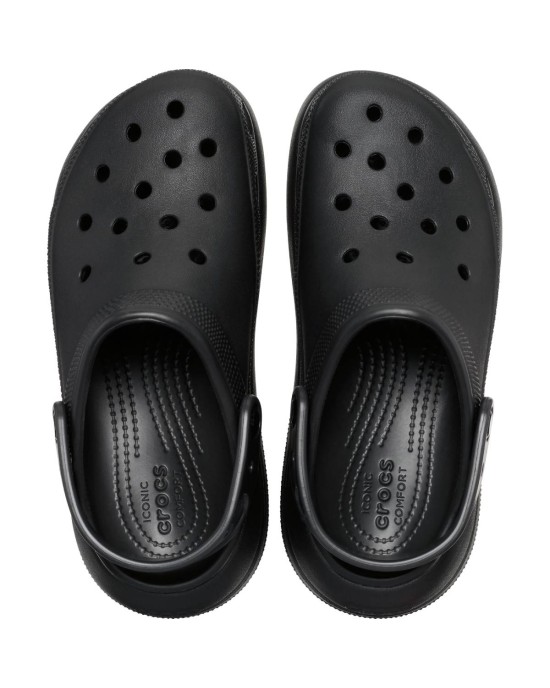 Crocs Crush Γυναικεία Σαμπό Μαύρα
