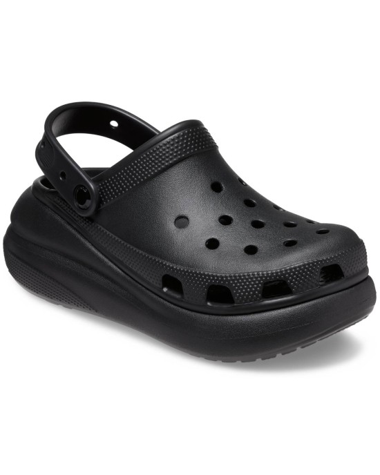 Crocs Crush Γυναικεία Σαμπό Μαύρα