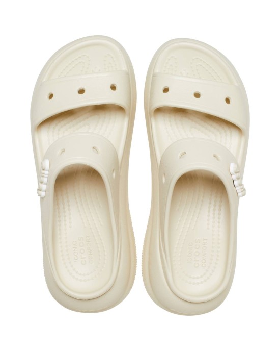 Crocs Strappy Σαγιονάρες σε Μπεζ Χρώμα 