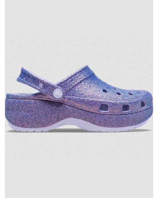 Crocs Classic Platform Γυναικεία Σαμπό Μωβ