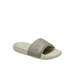 Crocs All Day Slide Μπεζ Γυναικείες Παντόφλες 0Q6
