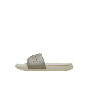 Crocs All Day Slide Μπεζ Γυναικείες Παντόφλες 0Q6