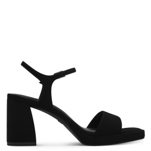 Tamaris Leather Sandals Black