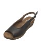 Adam's Shoes 591-23014 Ανατομικές Καλοκαιρινές Γυναικείες Πλατφόρμες Μαύρες