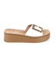 B-Soft Καλοκαιρινές Γυναικείες Πλατφόρμες Λευκές