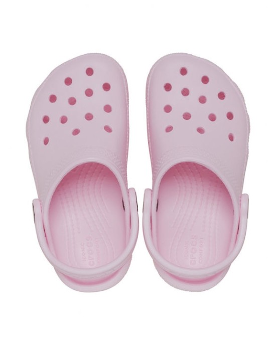 Crocs Παιδικά Ανατομικά Σαμπό Θαλάσσης Ροζ 206990-6ZW
