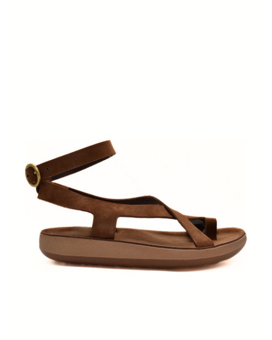Fantasy Sandals Δερμάτινα Γυναικεία Ανατομικά Σανδάλια 