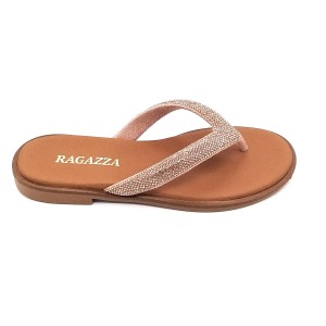 Ragazza Δερμάτινα Γυναικεία Σανδάλια Χαλκό Ragazza Δερμάτινα Γυναικεία Σανδάλια Χαλκό