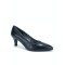 Ragazza Anatomic Leather Black Medium Heels