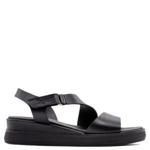 Ragazza Γυναικεία Σανδάλια Flatforms σε Μαύρο Χρώμα  Ragazza Γυναικεία Σανδάλια Flatforms σε Μαύρο Χρώμα