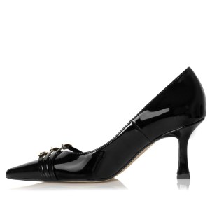 Sante Black Heels