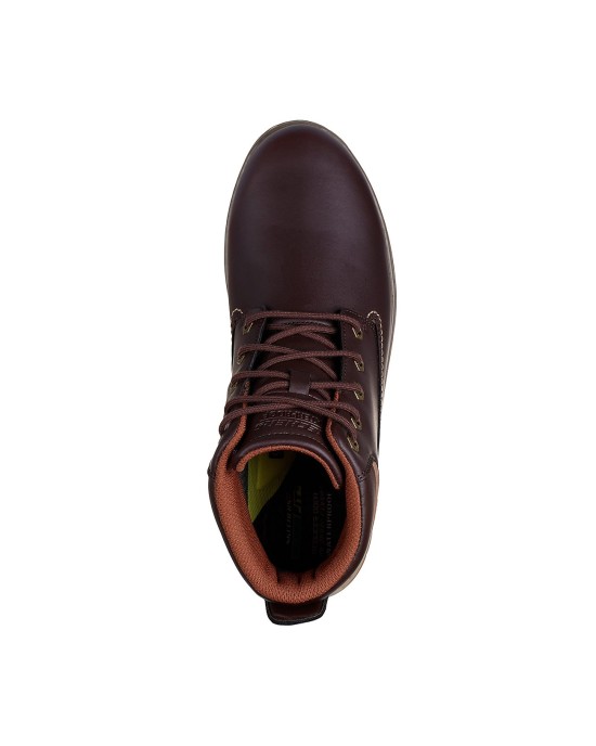 Skechers Καφέ Ανδρικά Μποτάκια