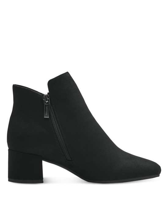Tamaris Suede Γυναικεία Μποτάκια Αστραγάλου με Μεσαίο Τακούνι Tamaris Suede Γυναικεία Μποτάκια Αστραγάλου με Μεσαίο Τακούνι