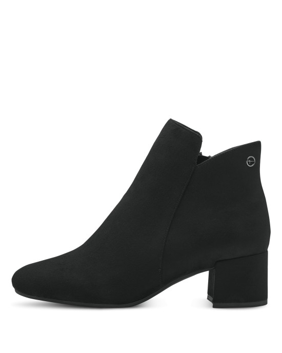 Tamaris Suede Γυναικεία Μποτάκια Αστραγάλου με Μεσαίο Τακούνι Tamaris Suede Γυναικεία Μποτάκια Αστραγάλου με Μεσαίο Τακούνι