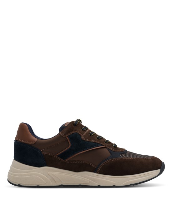 Τamaris Ανδρικά Δερμάτινα Sneakers Brown 1-13611-44 300 καφέ