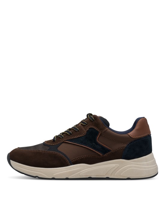 Τamaris Ανδρικά Δερμάτινα Sneakers Brown 1-13611-44 300 καφέ