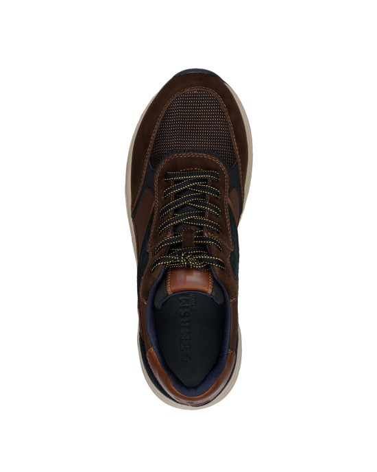 Τamaris Ανδρικά Δερμάτινα Sneakers Brown 1-13611-44 300 καφέ