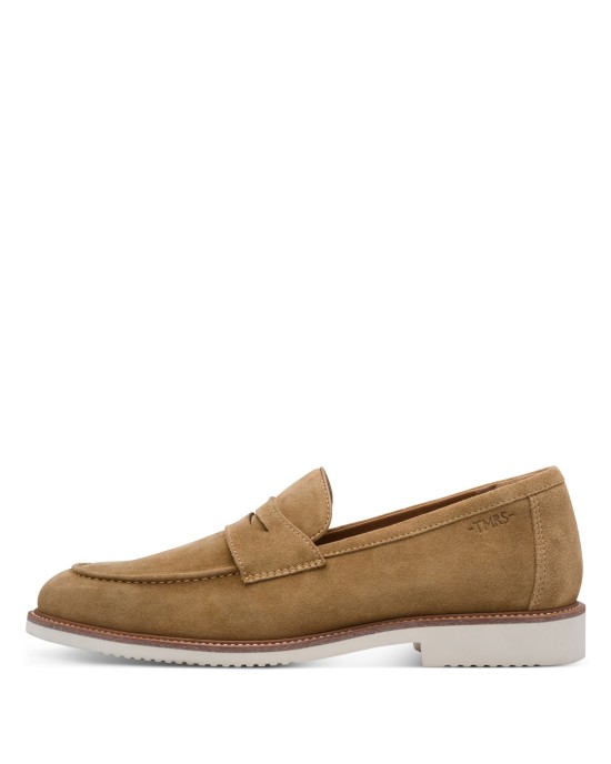 TamarisΔερμάτινα Ανδρικά Loafers σε Ταμπά Χρώμα