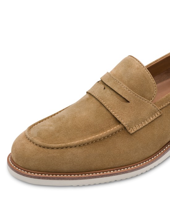 TamarisΔερμάτινα Ανδρικά Loafers σε Ταμπά Χρώμα