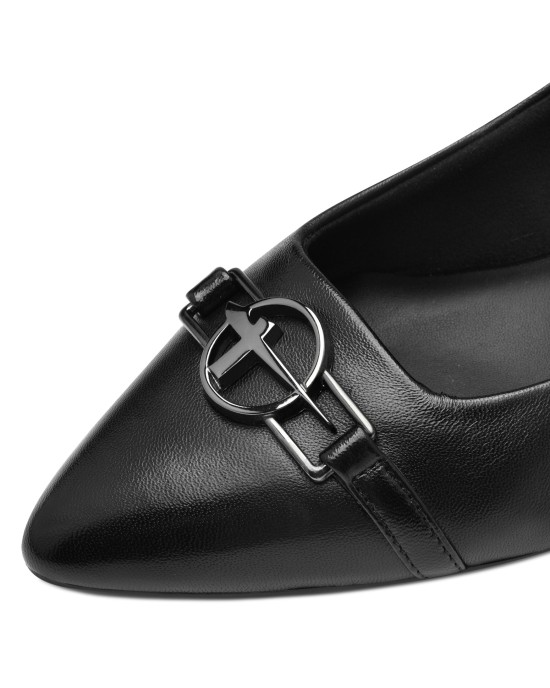 Tamaris Leather Black Heels Tamaris Leather Black Heels