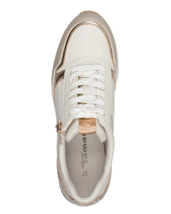 TamarisΓυναικεία Sneakers Ivory Struct
