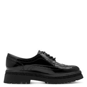 Tamaris Γυναικεία Oxfords σε Μαύρο Χρώμα  Tamaris Γυναικεία Oxfords σε Μαύρο Χρώμα