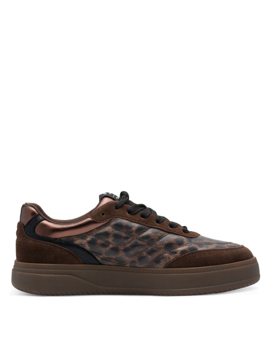 Tamaris Γυναικεία Sneakers Mocca Comb 1-23663-45-303