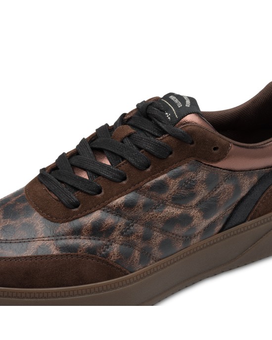 Tamaris Γυναικεία Sneakers Mocca Comb 1-23663-45-303