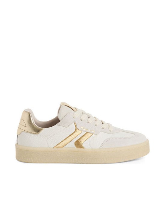 TamarisΓυναικεία Sneakers White / Lt Gold