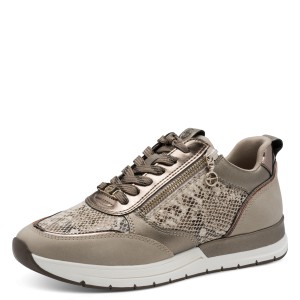 Tamaris Γυναικεία Sneakers Taupe / Snake 1-23732-41-393 Tamaris Γυναικεία Sneakers Taupe / Snake 1-23732-41-393