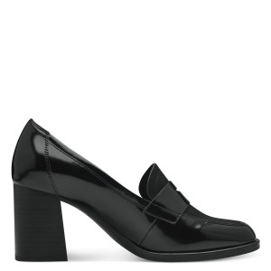 Tamaris Suede Γόβες με Μεσαίο Τακούνι Μαύρες Tamaris Suede Γόβες με Μεσαίο Τακούνι Μαύρες