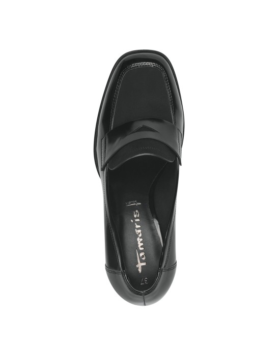 Tamaris Suede Γόβες με Μεσαίο Τακούνι Μαύρες