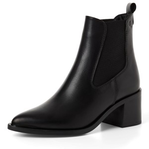 Tamaris 1-25301-45-003 Δερμάτινα Γυναικεία Μποτάκια σε Μαύρο χρώμα Tamaris 1-25301-45-003 Δερμάτινα Γυναικεία Μποτάκια σε Μαύρο χρώμα