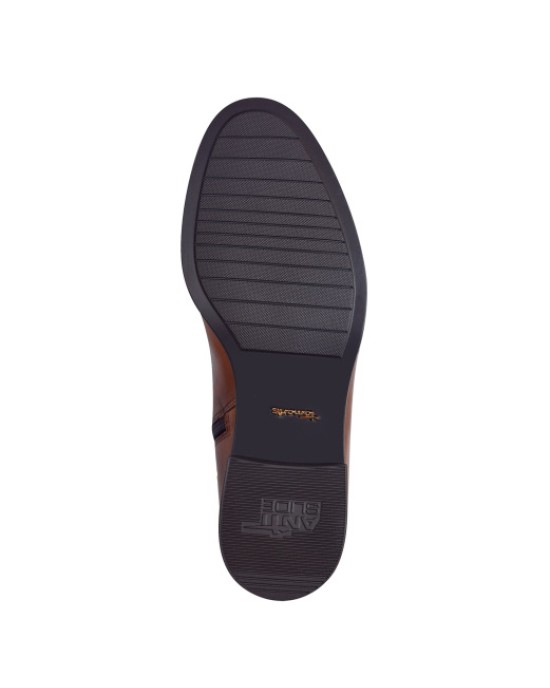 Tamaris Δερμάτινα Γυναικεία Μποτάκια Ταμπά