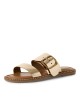 Tamaris Δερμάτινο Flat 1-27128-44 933 Light Gold (Χρυσό)