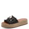  Tamaris Leather Women's Sandals Beige