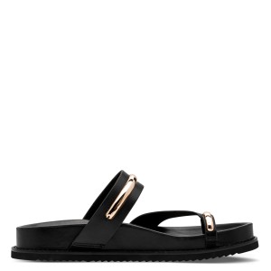 Tamaris Δερμάτινα Γυναικεία Σανδάλια Flatforms 