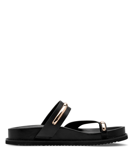 Tamaris Δερμάτινα Γυναικεία Σανδάλια Flatforms 