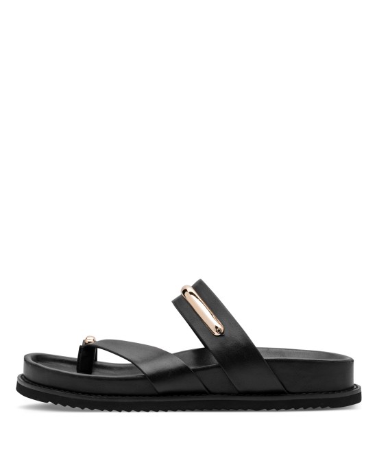 Tamaris Δερμάτινα Γυναικεία Σανδάλια Flatforms 