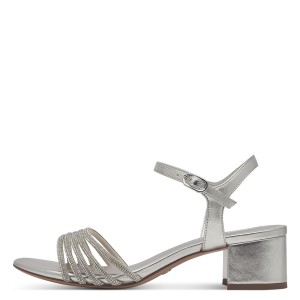 Tamaris Πέδιλα Ασημί