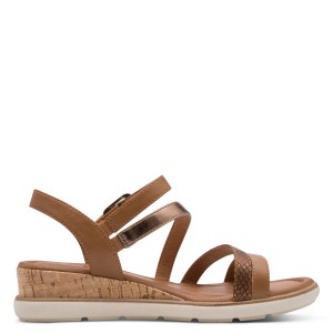 Tamaris Καλοκαιρινές Γυναικείες Πλατφόρμες Ταμπά