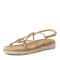  Tamaris Leather Women's Sandals Beige